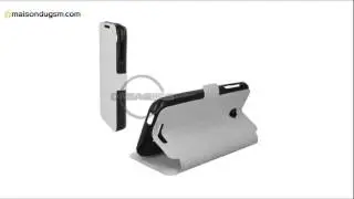 Etui HTC Desire 510 Book Case Stand Blanc