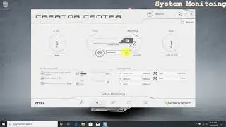 MSI&reg; HOW-TO use Creator Center (Win32)