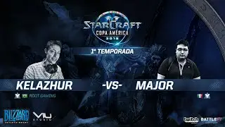 [PT-BR]Kelazhur x Major - J4 - S1 Finals - Starcraft II Copa Am&eacute;rica