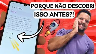 CELULAR MAIS RÁPIDO! ⚡ Como Aumentar a MEMÓRIA RAM do Samsung Galaxy A07 (RAM Plus)