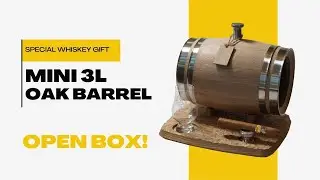Junhe 3L Mini Oak Barrel Open Box!  | Oak Barrel | Whiskey Aging