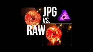 What is the difference between RAW and jpg formats in Affinity Photo