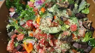 Our Anniversay Salad|Best Salad Ever with Hemp Seed Orange Vinaigrette Dressing