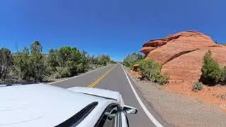 Driving through the Colorado National Monument, Grand Junction CO