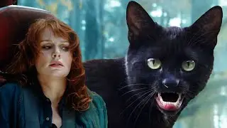 Jurassic World with Funny Cat | Movie Parody by Mad Cat