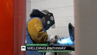 Welding - An in-demand profession in the spotlight at Savannah High School
