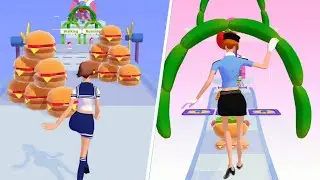 Body Race 👼😈🍔 All Levels Gameplay Trailer Android, iOS BR1GP6