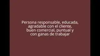 Ofrezco empleo, BARCELONA, CAMARERO/A