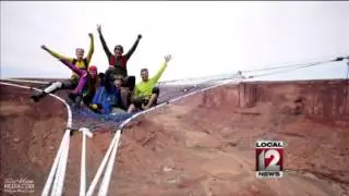 The Cooler: Crazy hammock spans 400 foot high canyon
