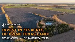 LAND FOR SALE: 575 +/- Acres of PRIME Texas Land Near Dallas, TX | Creeks, Ponds, & Farmland!
