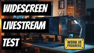 Testing 2:1 Widescreen Streaming - Multistreaming using Ecamm Live & Restream