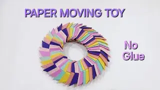 DIY EASY ORIGAMI PAPER MOVING TOY ||HOW TO MAKE ANTISTRESS PAPER TOY TUTORIAL 