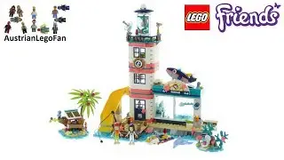 Lego Friends 41380 Lighthouse Rescue Center - Lego Speed Build Review