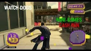 [HD720] Watch Dogs : Мини-игры - Cash run (BP-игра для смартфона)