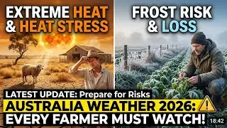 Australia Weather Update: Extreme Heat, Heat Stress & Frost Risk Every Farmer Must Watch | 2026