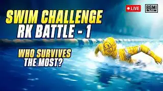🔴 SWIM 🏊‍♂️CHALLENGE RK BATTLE-1🔥WHO SURVIVES THE MOSTT😼  || LIVE - 395 || MICKEYPLAYSYT || #facecam