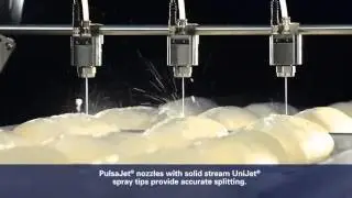 Bread scoring with PulsaJet&reg; Nozzles