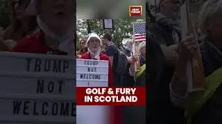 Protest Erupts in Edinburgh Over Trump&rsquo;s Golf Visit | Hundreds Rally Against US President