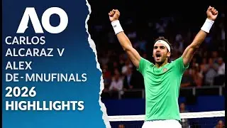 Alcaraz vs De Minaur 🔥 Epic Quarterfinal Clash | Australian Open 2026 Highlights