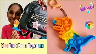 Starlett New POPIT 🤩 🤩 ⭐ Mini Dino Keychain POPIT Unboxing | New Fidget Alert !