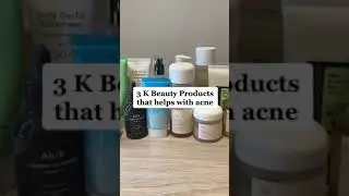 Три продукта K-Beauty по уходу за кожей, которые помогают бороться с акне #acne #acneproneskin #k...