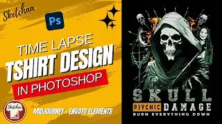 adobe photoshop t shirt design tutorial | Time Lapsed Inspirational Video
