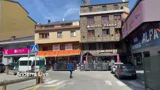🇦🇩 WALKING TOUR through PAS DE LA CASA. The COLDEST PLACE IN ANDORRA 🥶 4K