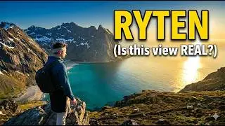 EPIC Midnight Sun Hike: Ryten & Kvalvika Beach | Norway Vlog 4