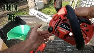 Shindaiwa 280ts tree cutting firsthand