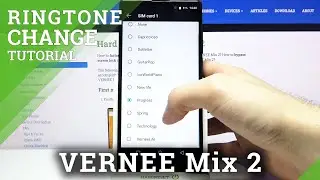 How to Find Ringtone List on VERNEE Mix 2 &ndash; Default Ringtones