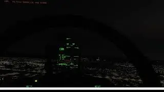 DCS Night Flight Over Vegas (test, no audio)