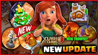 New Update Coc - 2023 XMAS Tree, New Scenery & New Troops Revealed in Official Trailer 😱🔥