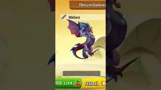 Dragon city Obscure Darkness dragon #dragoncity #shorts