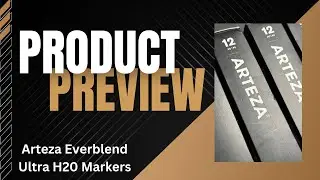 Let&rsquo;s Look at Arteza Everblend Ultra H20 Markers! #arteza #markers #artreview #productreview