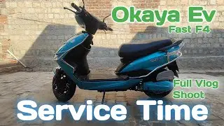 Okaya Bike Service Time Aa Gaya 😄 #okayaev #okayafastf4 #Okayafristbikekhariddarbhinmal #Okayaevbike