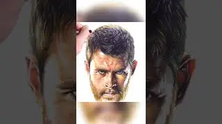 Thor pencil colour drawing #viral #youtubeshorts #shortvideo How to draw Thor