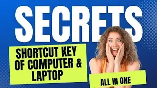 Computer Keyboard shortcut Keys in Hindi language ll Secrets Windows shortcut Keys latest update.