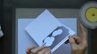Christmas Window Card shaker optional