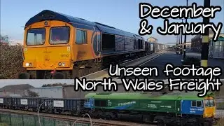 Penmaenmawr stone, slate waste, RHTT, test and freight trains in North Wales Class 37/97 43 56 60 66