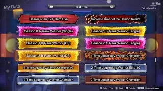 DRAGON BALL: Sparking! ZERO Ranked Match, Season 2 Rankings Rewards
