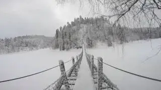 An adventure in Oulanka National Park, Lapland, Finland