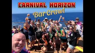 CARNIVAL HORIZON COACH CRUISE BAR CRAWL #pubcrawl #party #cruiseevents #drinks #carnivalhorizon