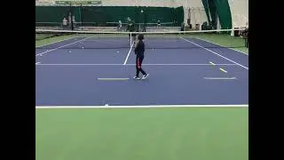 Next level tennis.                                                   #tenniscoach #tennisserve#fyp