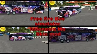 Garena free fire for university ka Bus Skin mod In Bus simulator Indonesia Me | On Alay Gamer 105