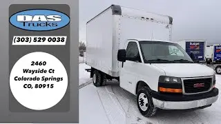 2014 GMC Savana 4500 - 14' Box Truck w/ Ramp Stock - # 21375