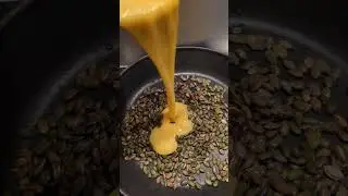 Pumpkin Seeds 🎃 Halloween Inspired Omelette with Eggs #asmrfood