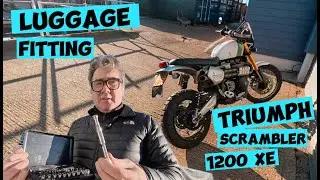 Pannier fitting on Triumph Scrambler 1200 XE