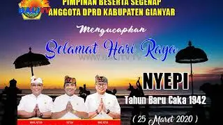 GREETING NYEPI 2020 - DPRD KABUPATEN GIANYAR