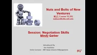 Negotiation Skills - Nuts and Bolts of New Ventures - 2026