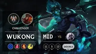 Wukong Mid vs Syndra - EUW Challenger Patch 9.21